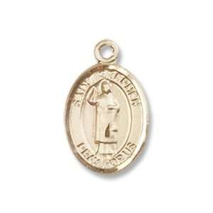  St. Stephen the Martyr Small 14kt Gold Medal Jewelry