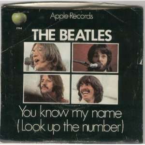  Let It Be/ You Know My Name (Look up My Number) 7 Sleeve 