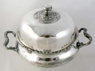 Reed & Barton Silver Plated Covered Butter Dish  