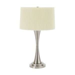   LJF4340TBS City Chic Table Lamp   Brushed Steel