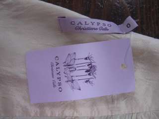 NWT Calypso Pastel Pink Cap Sleeve V Neck Wrap Julia Dress 0  