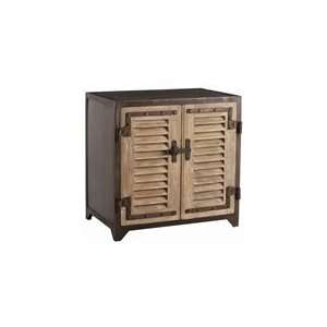  Lyon Iron/Wood Shutter Cabinet by Arteriors Home DR2045 