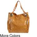 Steve Madden Candy Coated Croco Embossed Tote Bag