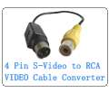5mm Mini AV Male to 3RCA Female Video Audio M/F Cable  