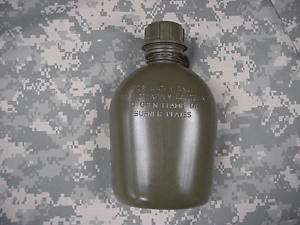 NEW, US 1 QT COLLAPSIBLE PLASTIC CANTEEN, OD GREEN  