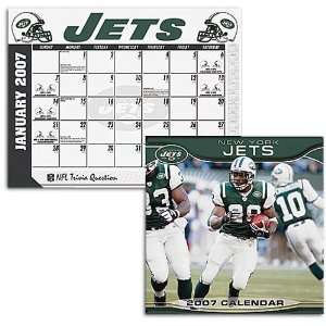  Jets John F Turner NFL Wall and Desk Calendar Sports 