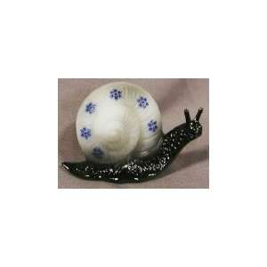   Sand Carved Hand Painted Snowflake Fenton 3.5 Snail 