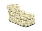 Blue/Yellow Floral Chaise Lounge  
