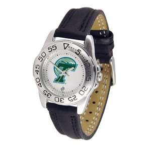  Tulane Green Wave NCAA Sport Ladies Watch (Leather Band 