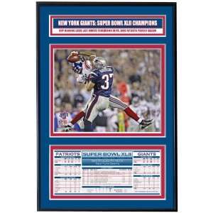   Giants Super Bowl XLII Champions Frame Tyree Catch