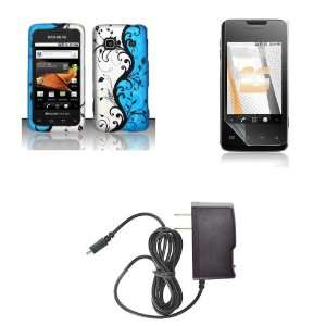 Samsung Galaxy Prevail (Boost Mobile) Premium Combo Pack   Black Vines 