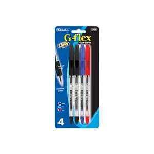  G Flex Asst. Color Oil Gel Ink Pen w/ Cushion Grip Office 