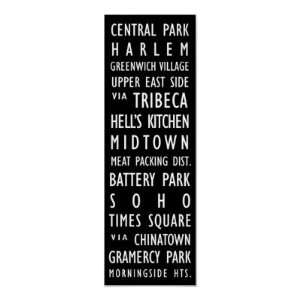 New York Vintage Transit Scroll 1 Poster 