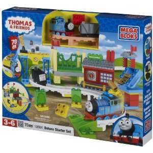   Thomas Friends Mega Bloks Set #10584 Deluxe Starter Set Toys & Games