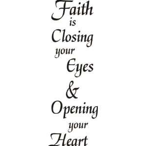    Faith Open Heart Greeting Rubber Stamp Arts, Crafts & Sewing