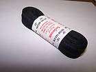Wax Laces for Skates or Shoes 72 Black with Blue New