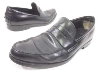 TODS Mens Black Patent Leather Driving Loafers Sz 8  