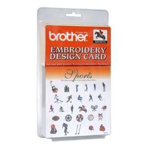  Brother EC12 Sports Embroidery Design Card Arts, Crafts 