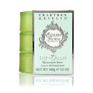  Crabtree & Evelyn Lily of the Valley Glycerine Soap (3 