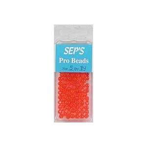  BEADS 5MM RED 84/PK SEPS