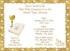 10 LAVENDER CROSS FIRST HOLY COMMUNION INVITATIONS items in A Sweet 