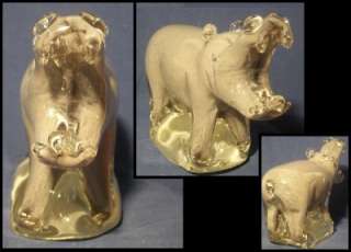 Dynasty Gallery Glass 8 Inch Hippopotamus Hippo Figurine NIB  