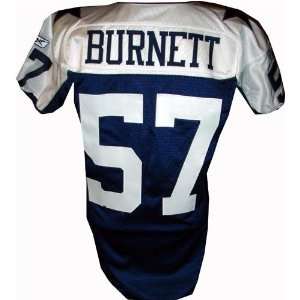 Kevin Burnett #57 Cowboys Game Issued Navy Jersey (Tagged 2008 