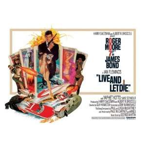  LIVE AND LET DIE   Bond 007   POSTER (SIZE 24x36 