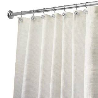  InterDesign 72 x 84 Inch Fabric Waterproof Long Shower Curtain 