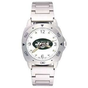    New York Jets Mens Pro Sterling Silver Watch
