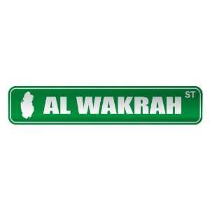   AL WAKRAH ST  STREET SIGN CITY QATAR