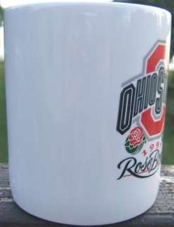 OHIO STATE Football 1997 ROSE BOWL Ceramic Souvenir Mug  
