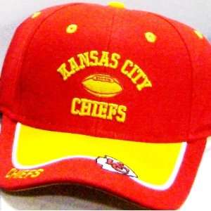  Kansas City Chiefs Wave Yellow Bill Adjustable NFL Hat 