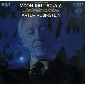   Rubinstein   Moonlight Sonata Three Favorite Beetoven Sonatas Music