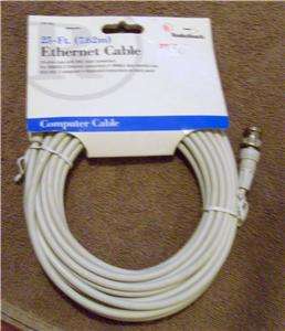 25 ft Ethernet Cable Radio Shack New 50 ohm 10BASE 2  