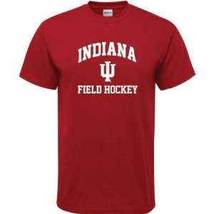   Hoosiers Cardinal Red Field Hockey Arch T Shirt