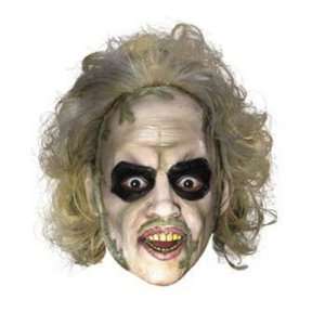 Beetlejuice™ 3/4 Mask With Hair   Costumes & Accessories & Masks