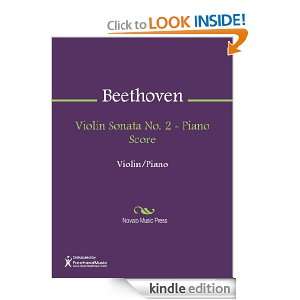 Violin Sonata No. 2   Piano Score Sheet Music Ludwig van Beethoven 