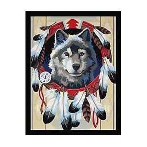    Majestic Wolf (9x12) For Beginners Arts, Crafts & Sewing