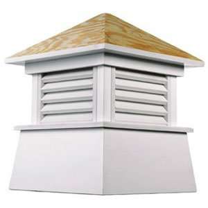 Kent White Vinyl Cupola w/ Wooden Rooftop  36 ft sq. 46 ft 