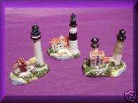 Tall Light House Collectibles, Miniatures, 3 PIECE SET  