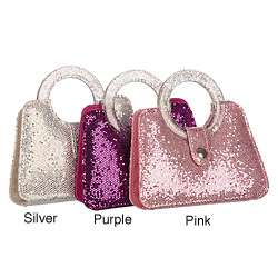 Cala Products 5 piece Glitter Handbag Case Manicure Set   