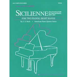  Bach Sicilienne (Piano Quartet) (9780849794322) J.S. Bach