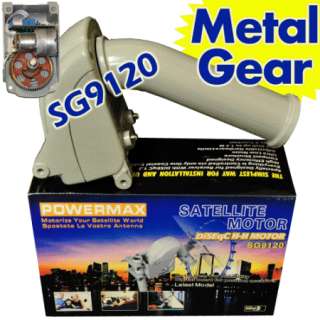 SG9120 Heavy Duty FTA Satellite Dish Motor w/Metal Gear  