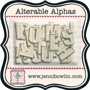  Ledger Alterable Alphas (Jenni Bowlin) Arts, Crafts 