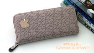 NEW Quality Gril Womens Bracelet Zipper Long PU Wallet Clutch Purse 