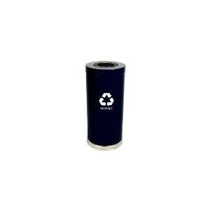   24 Gallon Indoor Recycling Container w/ 1 Opening, Black Finish Home