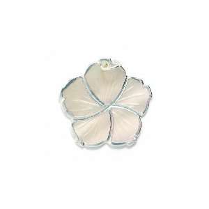  Shipwreck Beads Mother of Pearl Tabbed Flower Pendants 