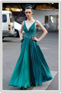   Sequined Chiffon Long Formal Prom Dresses Party Gown Coniefox 55688