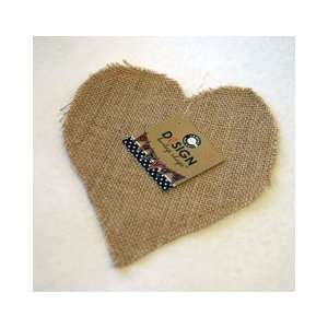  Canvas Corp   Burlap Shapes   Heart Arts, Crafts & Sewing